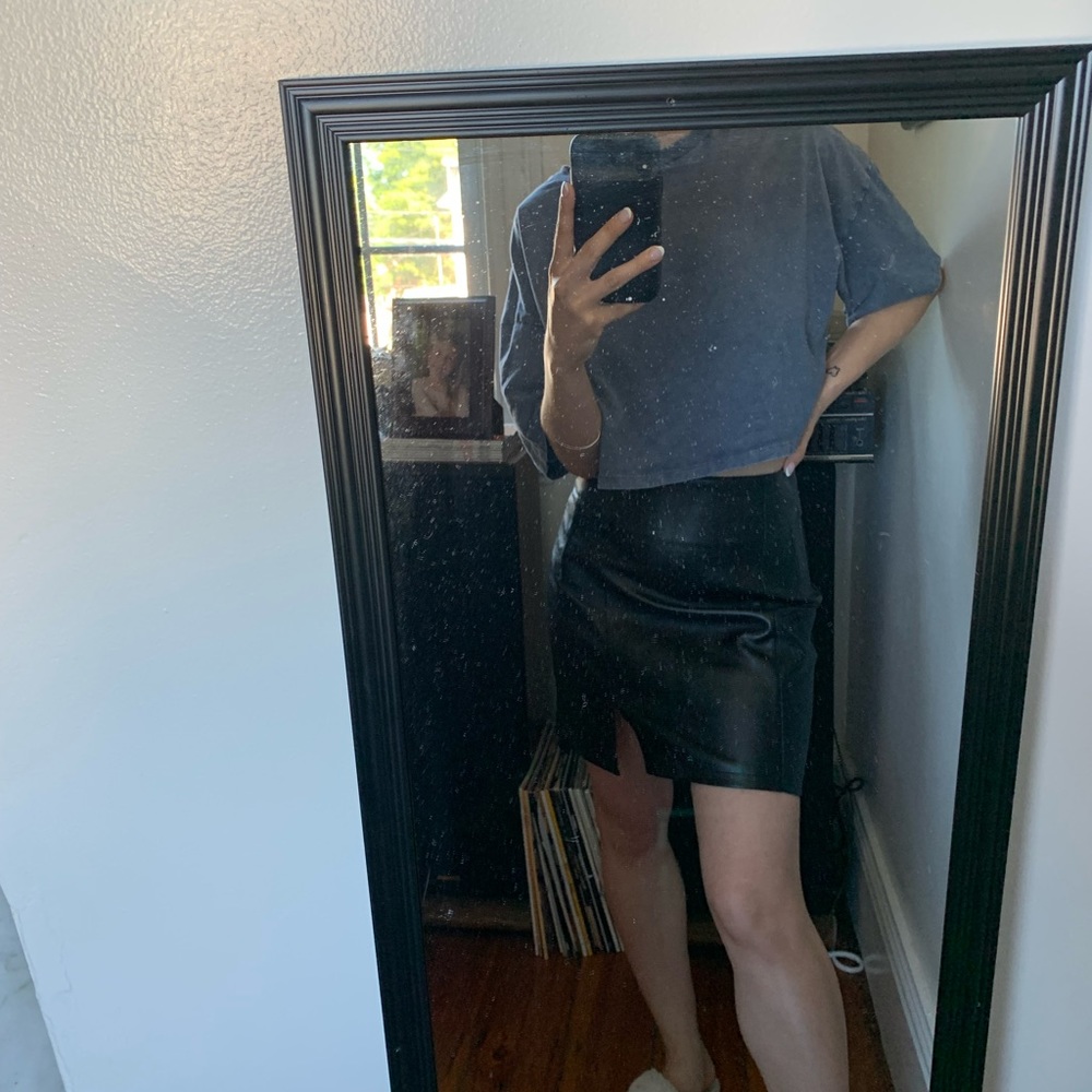 Leather Skirt